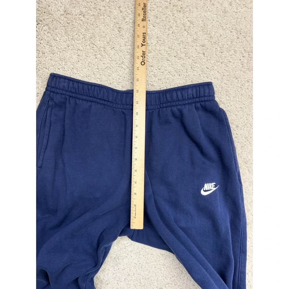 Nike Mens Club Fleece Joggers Navy Blue Sweatpants Size Medium BV2737-410